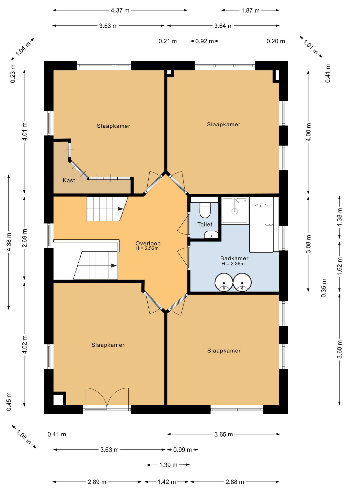 Februaristraat 115 - 1335 AP - almere-plattegrond-2